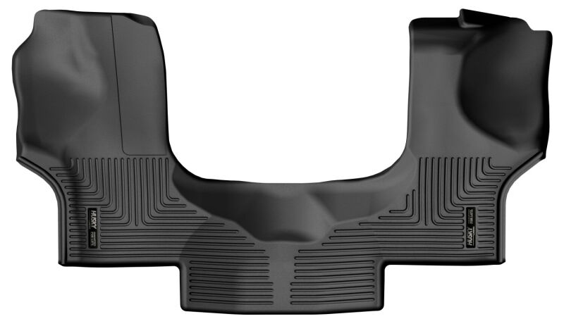 Chevrolet Express 2500 Floor Liners - Front - Husky Liners - WeatherBeater - Black - `15-`23 Chevrolet Express 2500 Floor Liners - Front - Husky Liners - WeatherBeater - Black - `15-`23